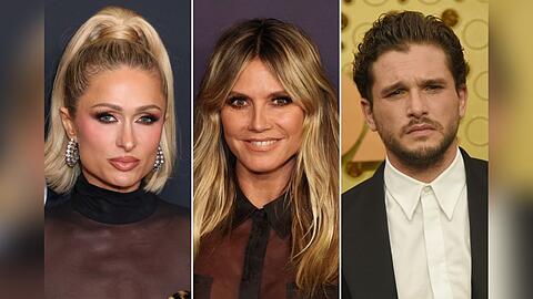 Paris Hilton, Heidi Klum (Mitte) und Kit Harrington haben ihrer ADHS-Diagnosen &ouml;ffentlich gemacht.