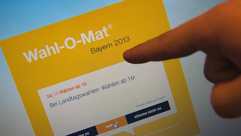 Der Wahl-O-Mat ist online. Der Wahl-O-Mat ist online.
