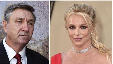 Jamie Spears (l), Vater der Sängerin Britney Spears und Britney Spears. (Archivbild).