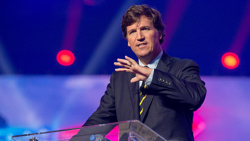 US-TV-Moderator Tucker Carlson. US-TV-Moderator Tucker Carlson.