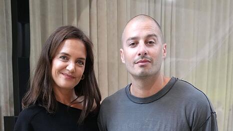 Katie Holmes und Jason Bard Yarmosky bei der Fashion Week in New York.