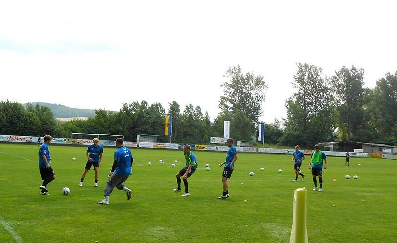 Neue Bilder aus dem Trainingslager: Die Löwen schwitzen in Gottsdorf an der Donau. Die Bilder