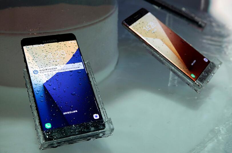 Samsung stoppt den Verkauf seines neuen Smartphones Galaxy Note 7. Foto: Ritchie B. Tongo/Illustration