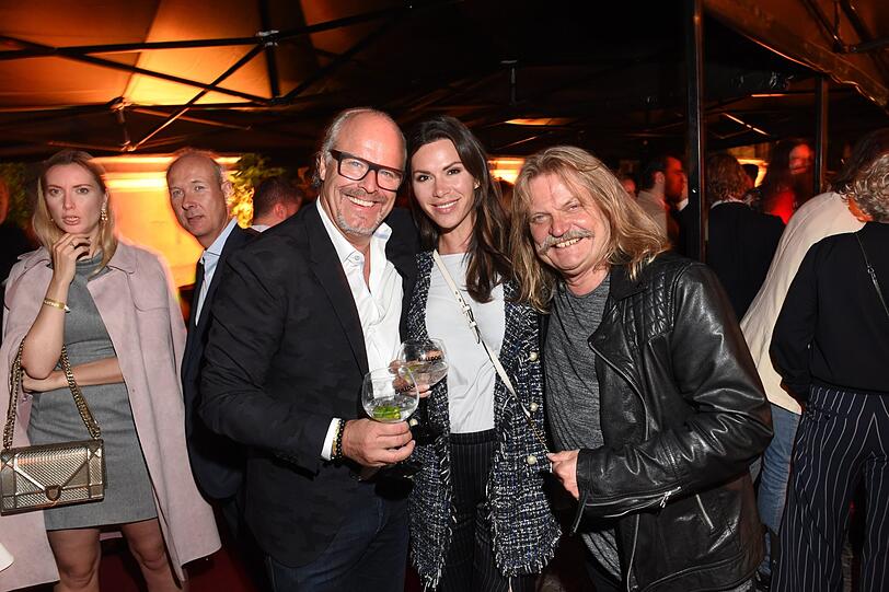 Peter Olsson, Diana Buergin und Leslie Mandoki