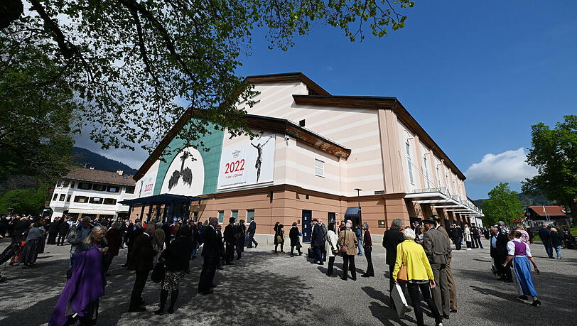 Das Passionstheater in Oberammergau. Das Passionstheater in Oberammergau.