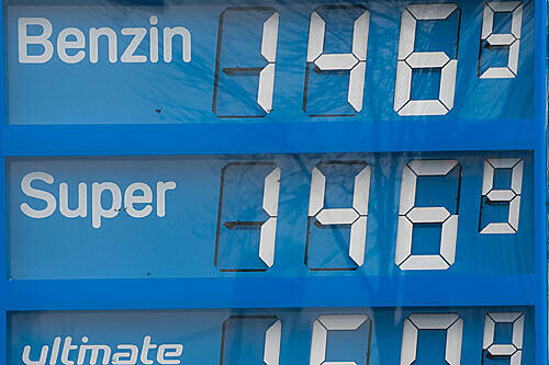 Hohe Spritpreise derzeit an deutschen Tankstellen