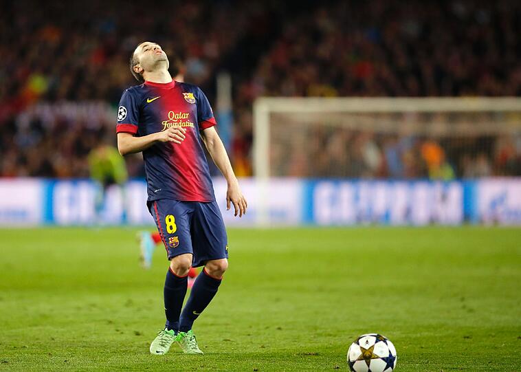 Andres Iniesta: "Wir haben einiger versäumt, in der Champions League waren wir nicht wirklich konkurrenzfähig, aber in der Liga waren wir ziemlich normal.&ldquo;