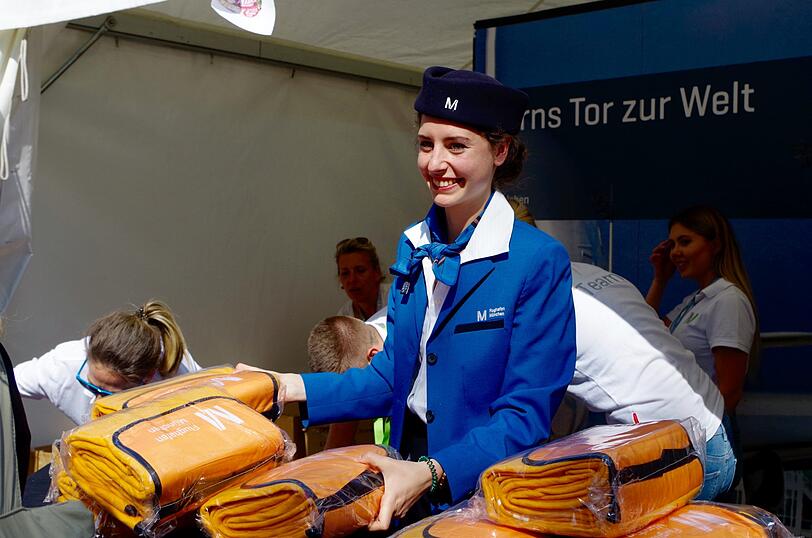 Gemeinsam mit dem Flughafen München organisierte Gong das Picknick.