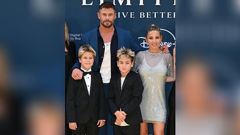 Chris Hemsworth brachte seine Söhne Sasha und Tristan mit zu einer Serienpremiere.