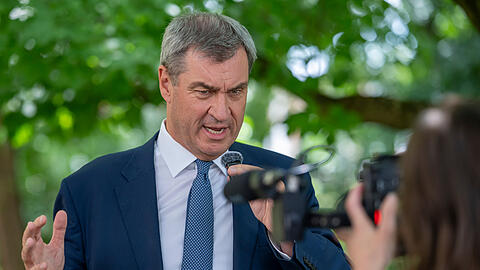 Er will die Minijobs unbedingt erhalten: Markus S&ouml;der, (CSU) Ministerpr&auml;sident von Bayern.
