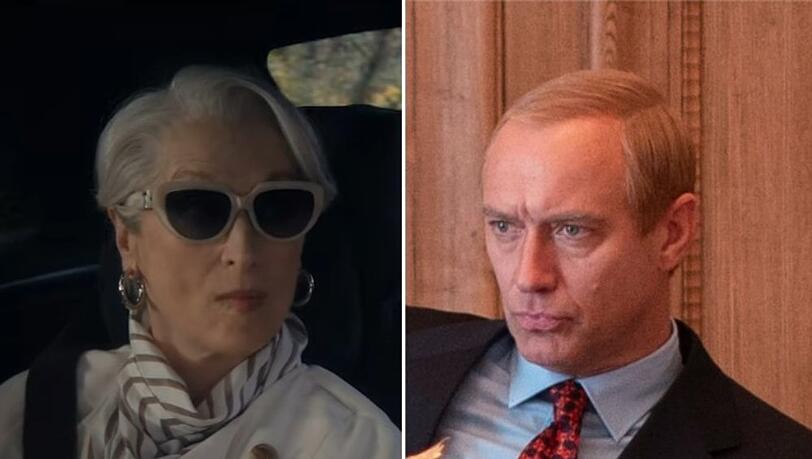Meryl Streep als Kultbiest Miranda Priestly und Jude Law als Kreml-Despot Putin.