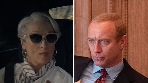 Meryl Streep als Kultbiest Miranda Priestly und Jude Law als Kreml-Despot Putin.
