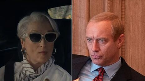Meryl Streep als Kultbiest Miranda Priestly und Jude Law als Kreml-Despot Putin.