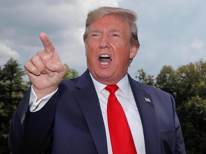 Er habe keinen Funken Rassismus in sich, sagt Donald Trump.