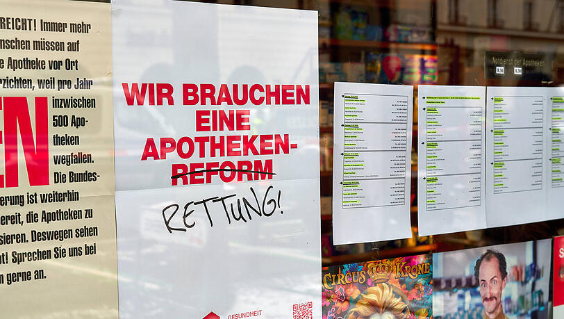 Auch in M&uuml;nchen machen die Apotheken auf die wirtschaftliche Notlage aufmerksam. (Archivbild)