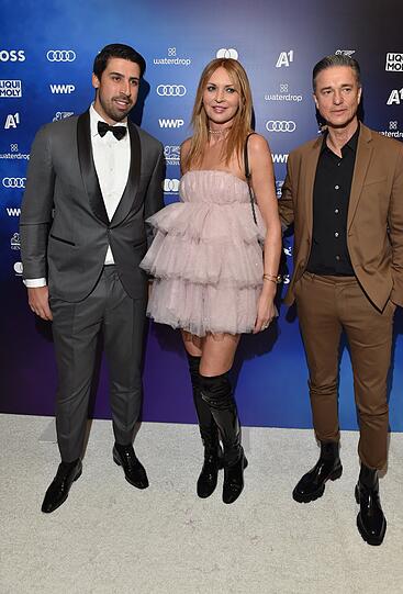 Sami Khedira mit Lutz und Marija Meschke