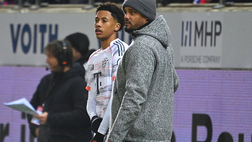 Bekam von Bayern-Trainer Vincent Kompany die ersten Einsatzminuten bei den Profis: Cassiano Kiala.