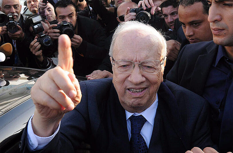 Der 88-jährige Beji Caid Essebsi hat die Präsidentenwahl in Tunesien gewonnen.