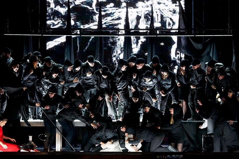 "Dantons Tod" von Gottfried von Einem im Gärtnerplatztheater.