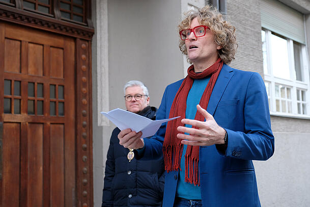Matthias Georgi (rechts) und Winfried Kaum.