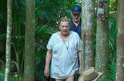Helmut Berger bei seinem Auszug am Samstag: Hatte RTL alles geplant?