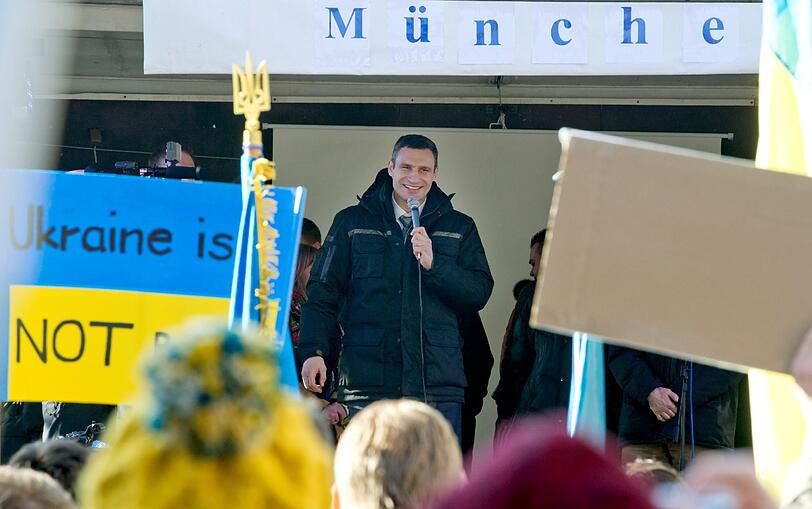Vitali Klitschko auf der Sicherheitskonferenz 2014 in München