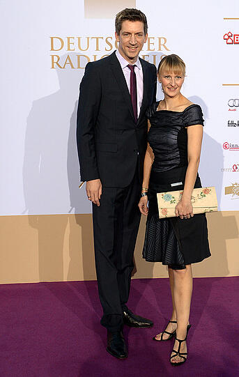 Moderator Steffen Hallaschka und seine Frau Anne-Katrin
