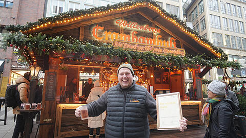 Sebastian Willenborg, Chef vom Willenborg Crambambuli Stand.