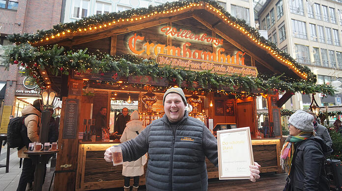Sebastian Willenborg, Chef vom Willenborg Crambambuli Stand.
