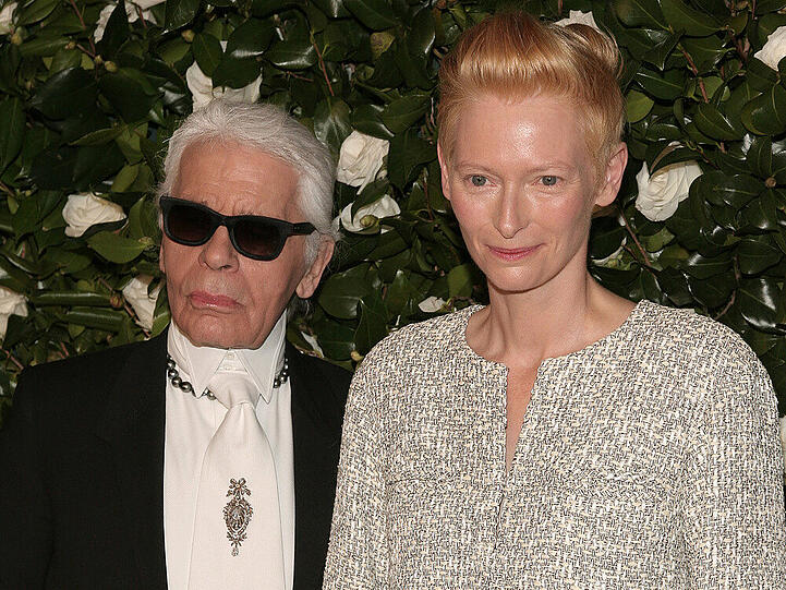 Die Schauspielerin und der Modezar: Tilda Swinton an der Seite von Karl Lagerfeld