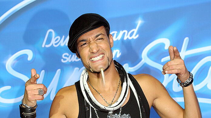 Mark Medlock kurz vor seinem Sieg bei "DSDS" im Jahr 2007