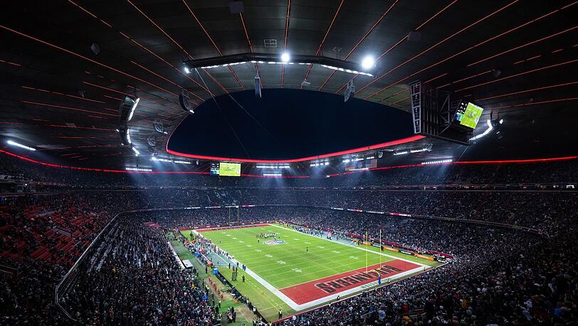 Ein Football-Spiel in der Allianz Arena.