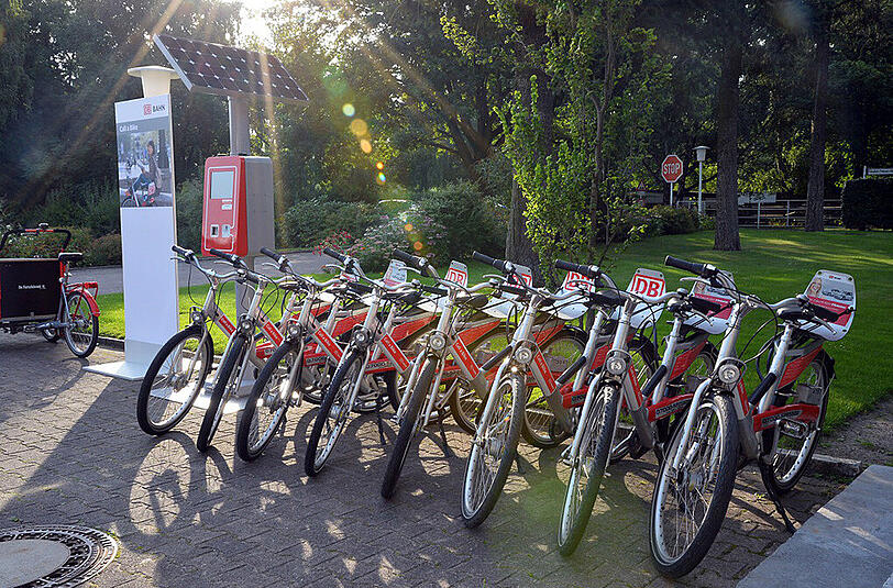 Bis Anfang Oktober sind die Call a Bike-Fahrräder auch an einigen Pop-Up-Radstationen verfügbar. (Symbolbild)