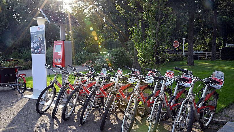 Bis Anfang Oktober sind die Call a Bike-Fahrräder auch an einigen Pop-Up-Radstationen verfügbar. (Symbolbild)