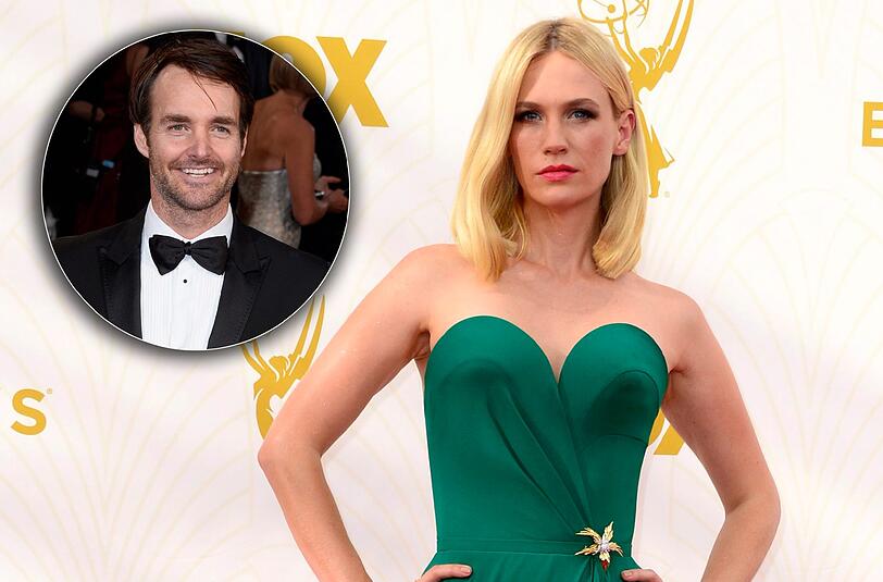 January Jones hat sich nach fünf Monaten von ihrem Kollegen Will Forte getrennt.