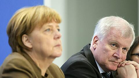 Bundeskanzlerin Angela Merkel und CSU-Chef Horst Seehofer Mitte April im Kanzleramt in Berlin. Ob sich die Stimmung zwischen den beiden wieder aufhellt?