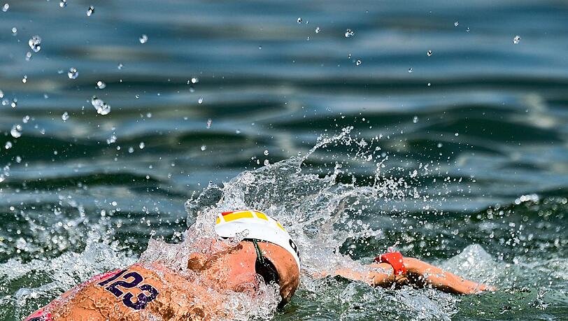 Holte Silber über 10 Kilometer im Freiwasser: Leonie Beck.