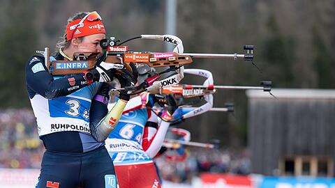 Biathletin Denise Herrmann-Wick ließ das Massenstartrennen in Ruhpolding aus.
