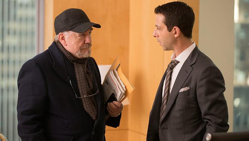 Brian Cox (l.) und Jeremy Strong in "Succession".