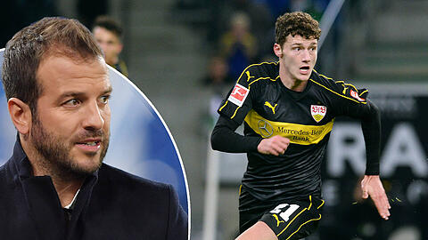 Rafael van der Vaart hält nichts von Benjamin Pavard (r.).