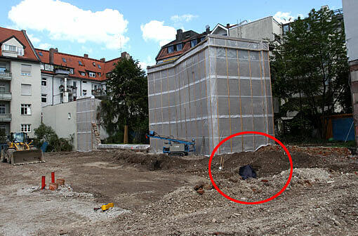 Der aktuelle Fall: In einer Baugrube in der Feilitzschstraße wird eine Weltkriegs-Bombe gefunden.