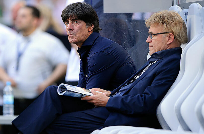 Eingespieltes Duo beim DFB: Bundestrainer Joachim Löw (l.) und Chef-Scout Urs Siegenthaler.