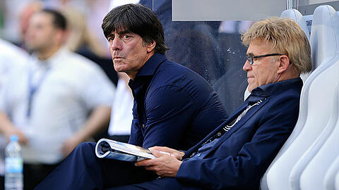 Eingespieltes Duo beim DFB: Bundestrainer Joachim Löw (l.) und Chef-Scout Urs Siegenthaler.