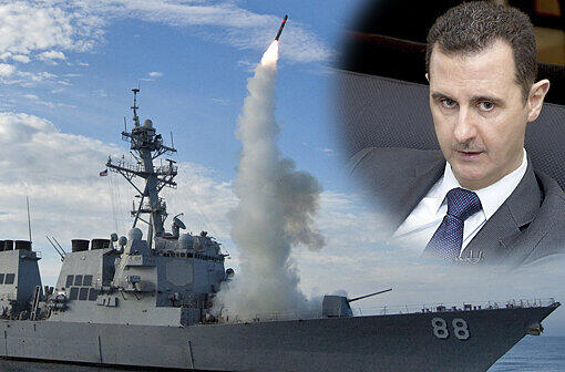 Eine Rakete hebt vom US-Zerstörer USS Preble. Ein Militärschlag gegen Syrien - da kann man misstrauisch werden. Die AZ nennt drei Gründe.
