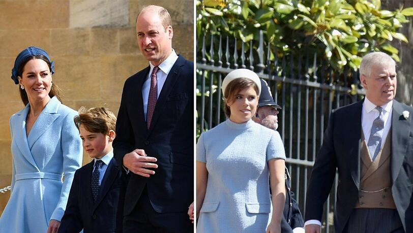 Prinz William (l.) will mit seiner Familie einziehen, Prinz Andrew sieht Tochter Eugenie (r.) in Adelaide Cottage.