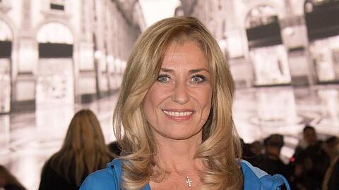 Dagmar Wöhrl ist zu Gast bei der Mercedes-Benz Fashion Week im Kraftwerk Berlin. Foto: Jörg Carstensen/dpa/Archivbild