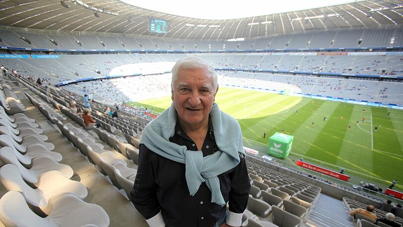 Petar "Radi" Radenkovic in der Allianz-Arena in München Petar "Radi" Radenkovic in der Allianz-Arena in München