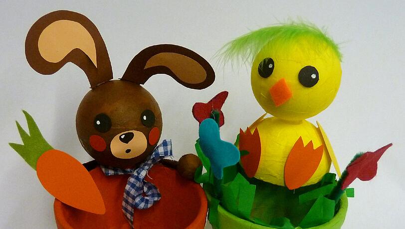 Solche Osternester können die Kids im Dschungelpalast basteln. Solche Osternester können die Kids im Dschungelpalast basteln.