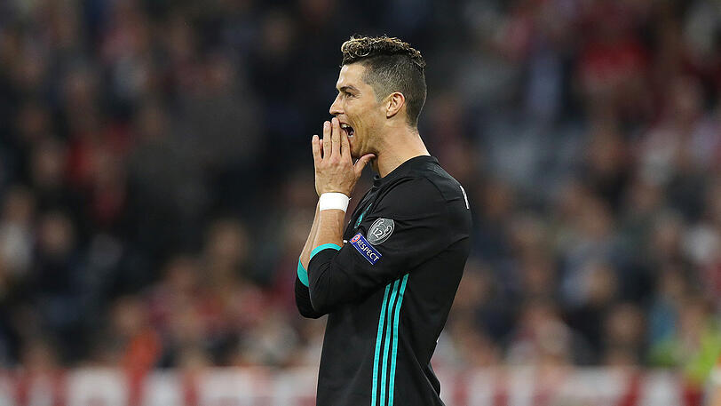Cristiano Ronaldo erzielte in München kein Tor. Gleiches erhoffen sich die Bayern auch im Rückspiel.