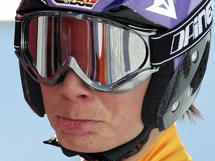 Purer Frust: Deutschlands Ski-Ass Maria Riesch.